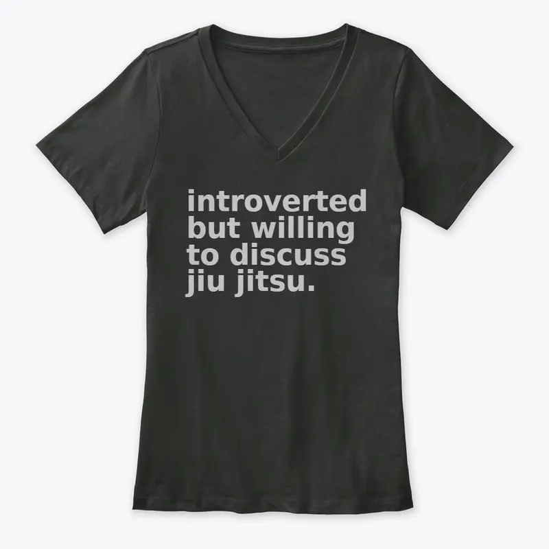 introverted but will discuss jiu jitsu